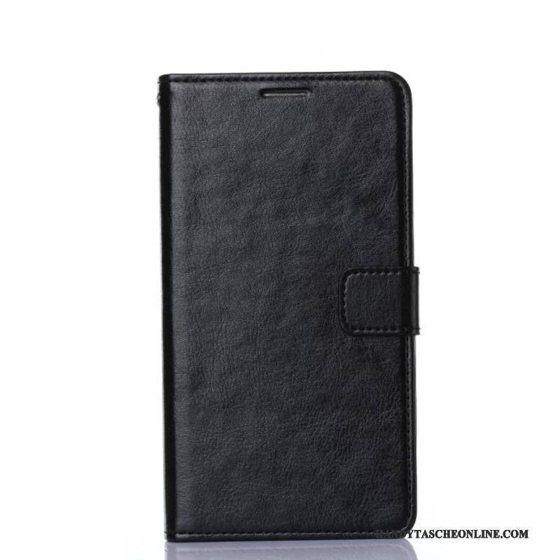 Hülle Sony Xperia Z5 Compact Schutz Schwarz Handyhüllen, Case Sony Xperia Z5 Compact Geldbörse