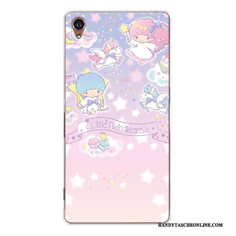 Hülle Sony Xperia Z5 Karikatur Rosa Neu, Case Sony Xperia Z5 Weiche Anti-sturz Handyhüllen