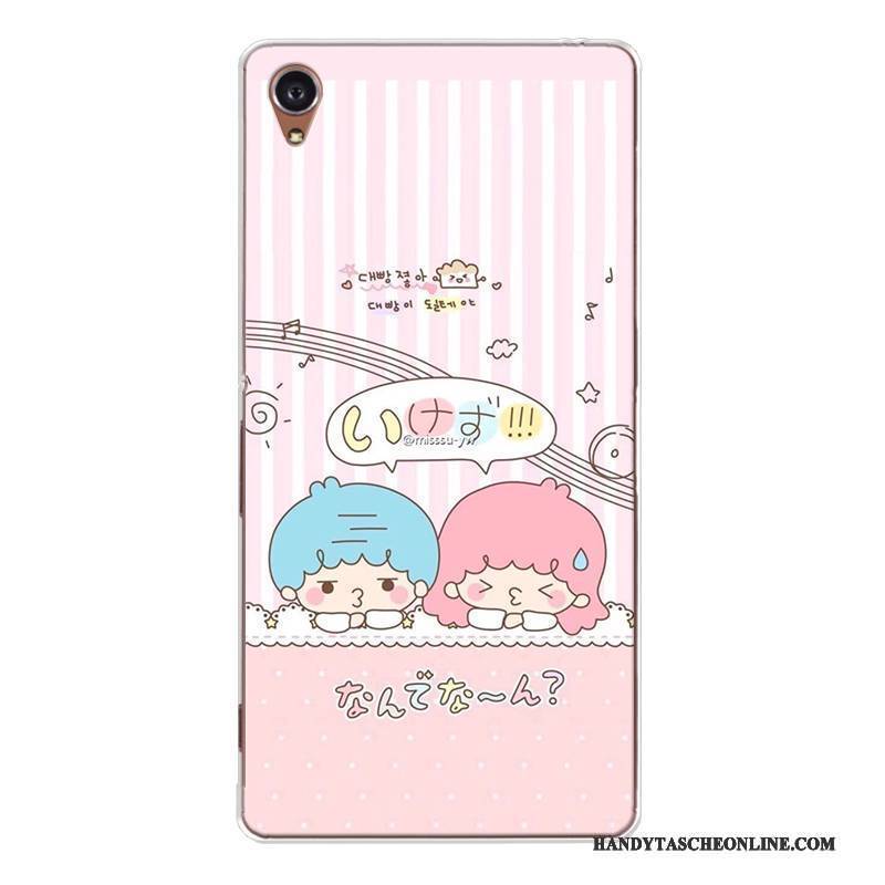 Hülle Sony Xperia Z5 Karikatur Rosa Neu, Case Sony Xperia Z5 Weiche Anti-sturz Handyhüllen