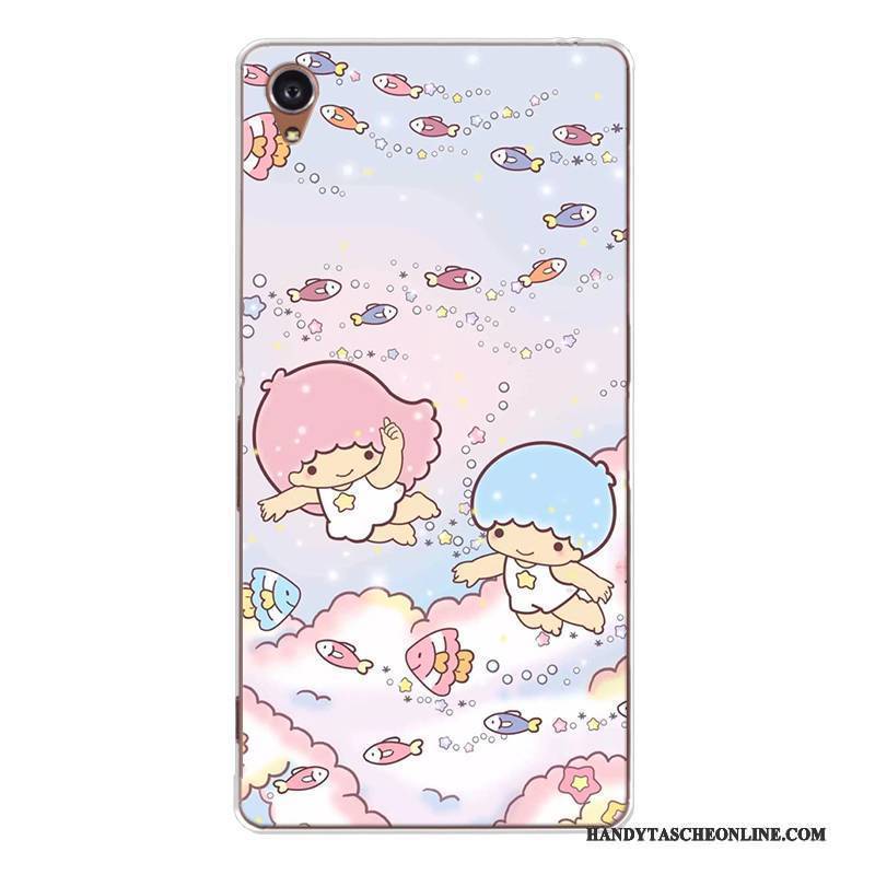 Hülle Sony Xperia Z5 Karikatur Rosa Neu, Case Sony Xperia Z5 Weiche Anti-sturz Handyhüllen