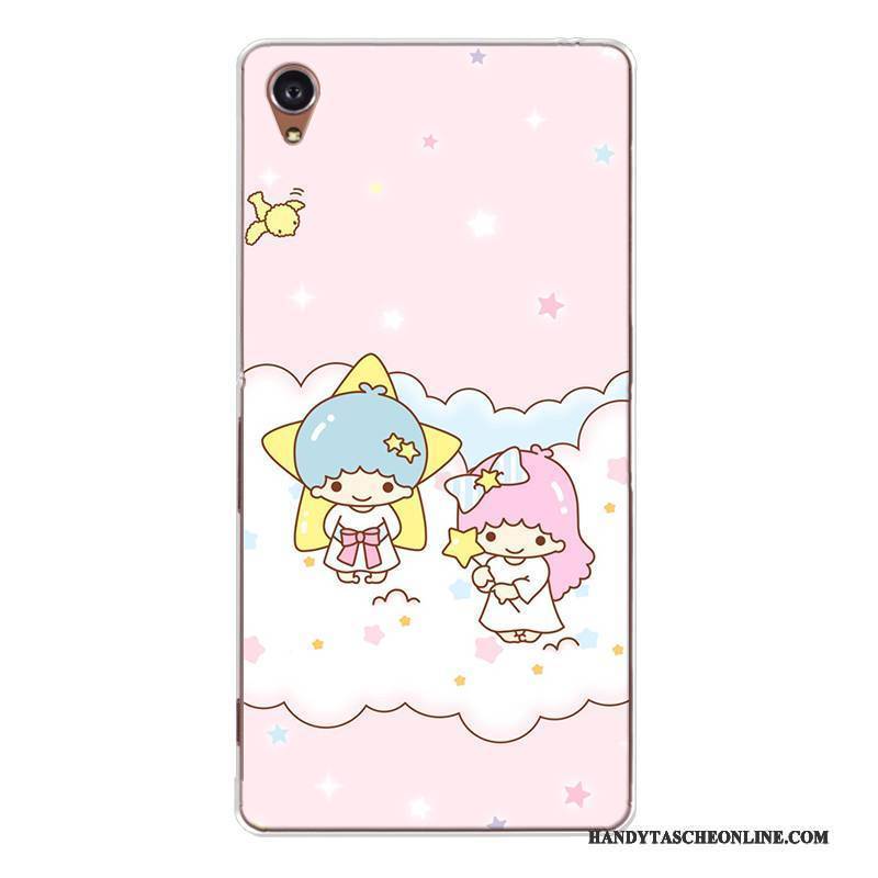 Hülle Sony Xperia Z5 Karikatur Rosa Neu, Case Sony Xperia Z5 Weiche Anti-sturz Handyhüllen