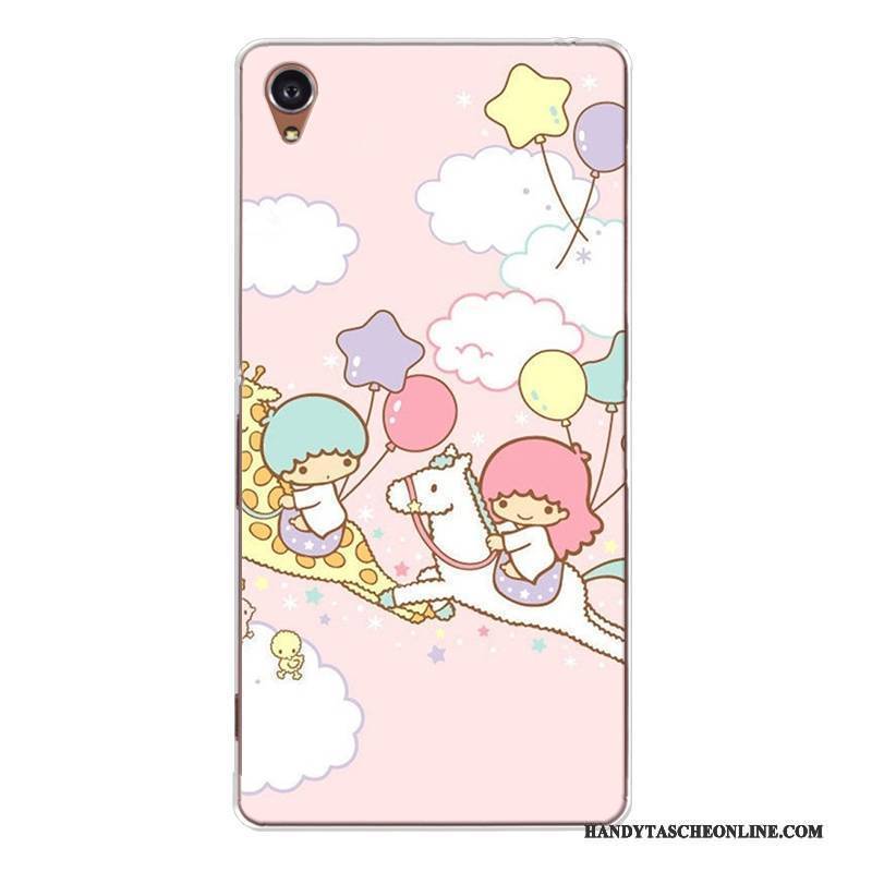 Hülle Sony Xperia Z5 Karikatur Rosa Neu, Case Sony Xperia Z5 Weiche Anti-sturz Handyhüllen