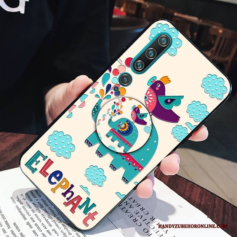 Hülle Xiaomi Mi 10 Karikatur Ballon Tier, Case Xiaomi Mi 10 Kreativ Handbemalte Persönlichkeit