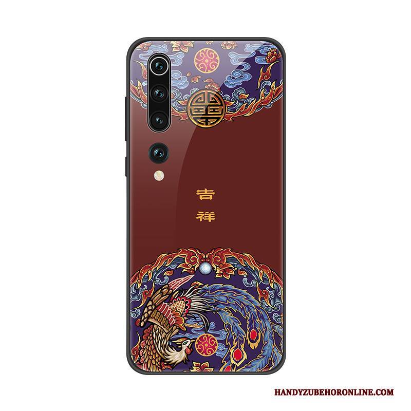 Hülle Xiaomi Mi 10 Kreativ Handyhüllen Mini, Case Xiaomi Mi 10 Schutz Persönlichkeit Chinesische Art