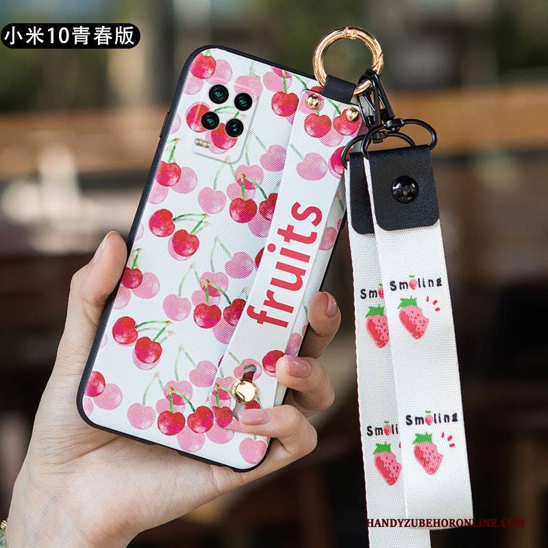 Hülle Xiaomi Mi 10 Lite Taschen Nubuck Persönlichkeit, Case Xiaomi Mi 10 Lite Weiche Handyhüllen Kunst