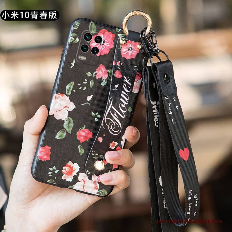 Hülle Xiaomi Mi 10 Lite Taschen Nubuck Persönlichkeit, Case Xiaomi Mi 10 Lite Weiche Handyhüllen Kunst