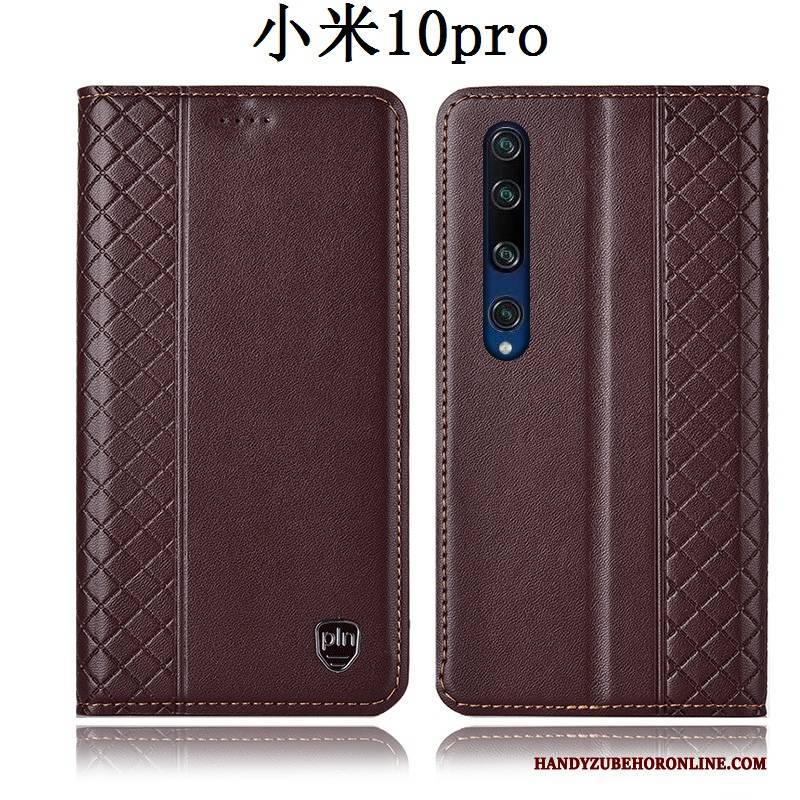 Hülle Xiaomi Mi 10 Pro Folio Gelb Anti-sturz, Case Xiaomi Mi 10 Pro Schutz Handyhüllen Mini