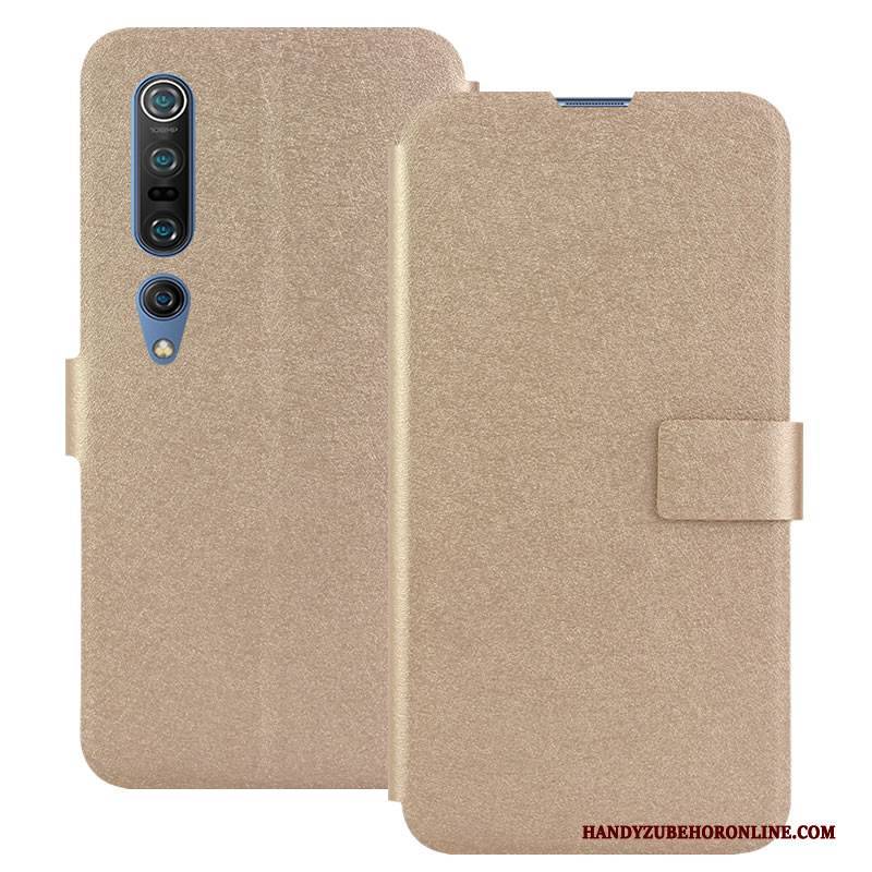 Hülle Xiaomi Mi 10 Pro Folio Handyhüllen Blau, Case Xiaomi Mi 10 Pro Weiche Anti-sturz Mini