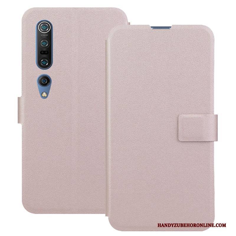 Hülle Xiaomi Mi 10 Pro Folio Handyhüllen Blau, Case Xiaomi Mi 10 Pro Weiche Anti-sturz Mini