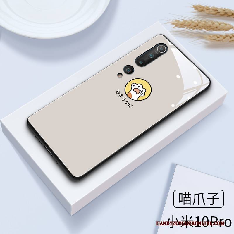 Hülle Xiaomi Mi 10 Pro Karikatur Handyhüllen Spiegel, Case Xiaomi Mi 10 Pro Schutz Neu Mini