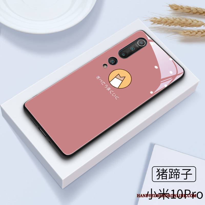 Hülle Xiaomi Mi 10 Pro Karikatur Handyhüllen Spiegel, Case Xiaomi Mi 10 Pro Schutz Neu Mini