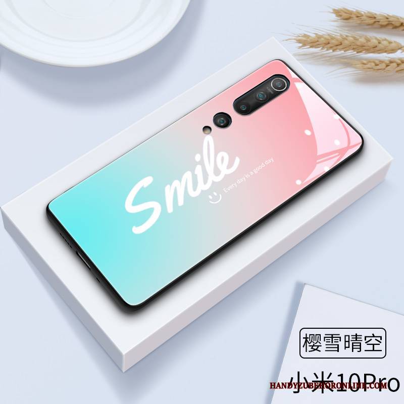 Hülle Xiaomi Mi 10 Pro Karikatur Handyhüllen Spiegel, Case Xiaomi Mi 10 Pro Schutz Neu Mini