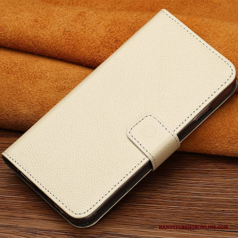 Hülle Xiaomi Mi 10 Pro Leder Hängende Verzierungen Schnalle, Case Xiaomi Mi 10 Pro Folio Gold Mini