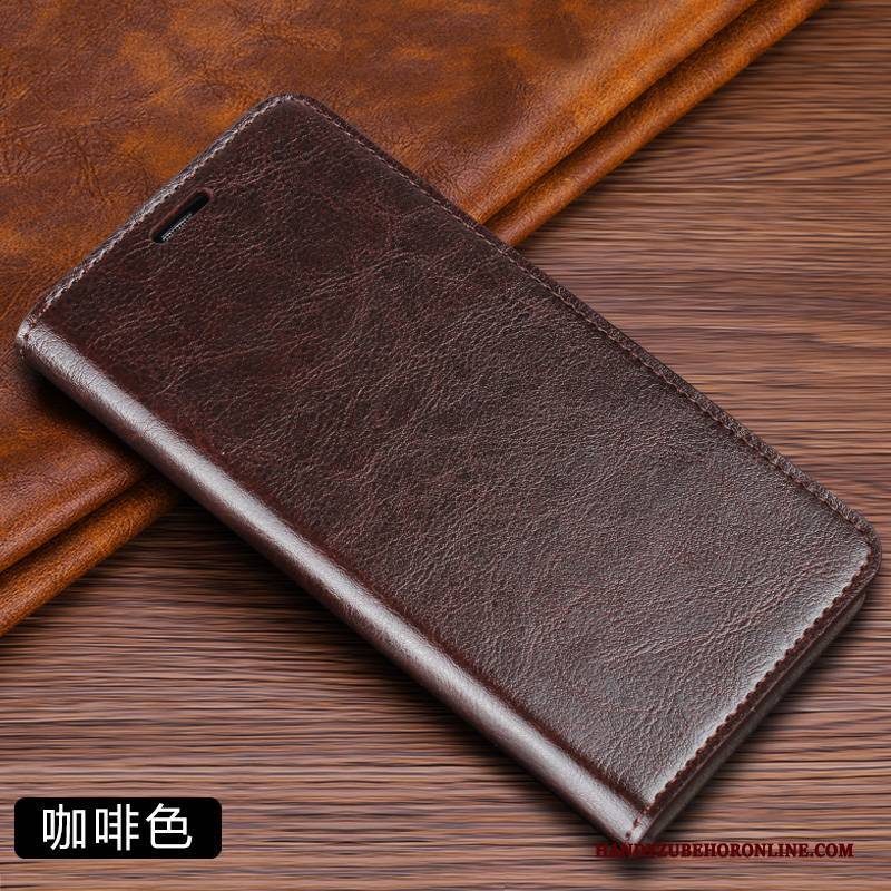 Hülle Xiaomi Mi 10 Pro Lederhülle Falten Rot, Case Xiaomi Mi 10 Pro Folio Handyhüllen Mini