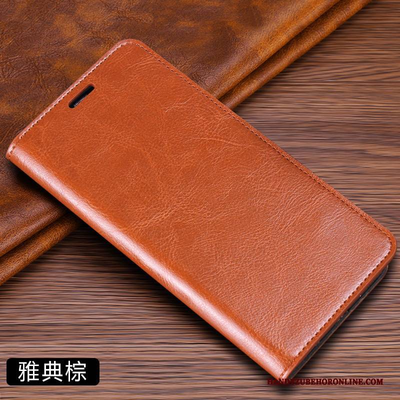 Hülle Xiaomi Mi 10 Pro Lederhülle Falten Rot, Case Xiaomi Mi 10 Pro Folio Handyhüllen Mini