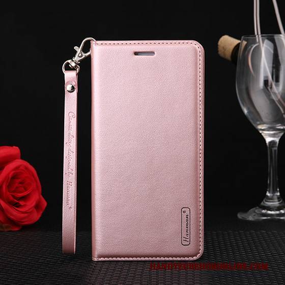 Hülle Xiaomi Mi 10 Pro Lederhülle Hängende Verzierungen Mini, Case Xiaomi Mi 10 Pro Folio Handyhüllen Rosa