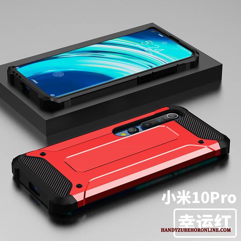 Hülle Xiaomi Mi 10 Pro Taschen Rüstung Persönlichkeit, Case Xiaomi Mi 10 Pro Kreativ Schlank High-end