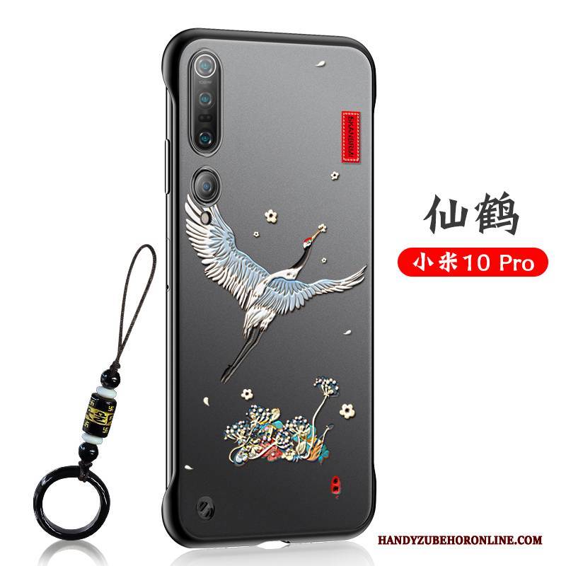 Hülle Xiaomi Mi 10 Pro Weiche Chinesische Art Liebhaber, Case Xiaomi Mi 10 Pro Prägung Nubuck Mini