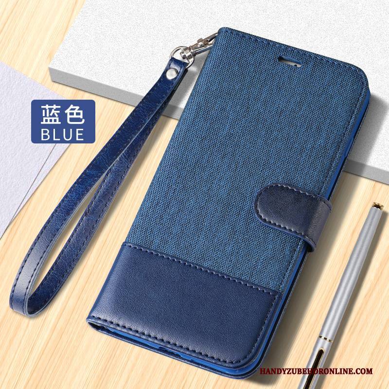 Hülle Xiaomi Mi 10 Taschen Anti-sturz Dunkelblau, Case Xiaomi Mi 10 Schutz Handyhüllen Mini