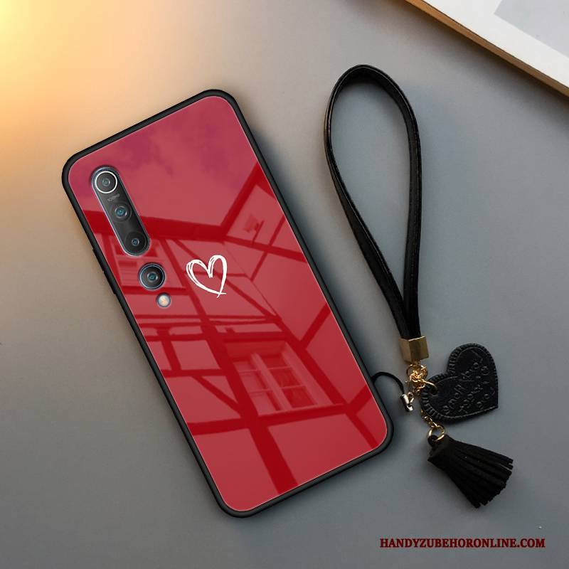 Hülle Xiaomi Mi 10 Taschen Liebe Einfach, Case Xiaomi Mi 10 Weiche Angepasst Anti-sturz