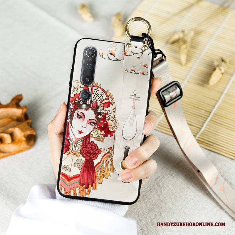 Hülle Xiaomi Mi 10 Weiche Klassisch Hängende Verzierungen, Case Xiaomi Mi 10 Taschen Handyhüllen Peking-oper