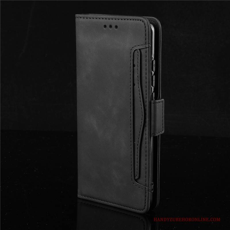 Hülle Xiaomi Mi Note 10 Lite Geldbörse Mini Rot, Case Xiaomi Mi Note 10 Lite Lederhülle Handyhüllen Jugend