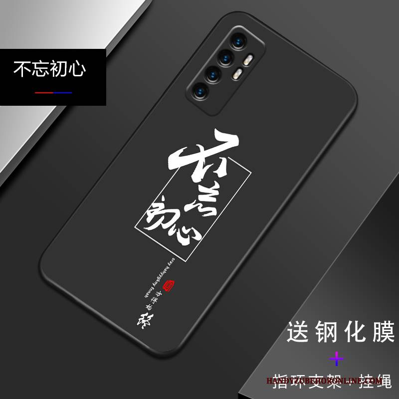 Hülle Xiaomi Mi Note 10 Lite Kreativ Anti-sturz Schwarz, Case Xiaomi Mi Note 10 Lite Silikon Mini Jugend