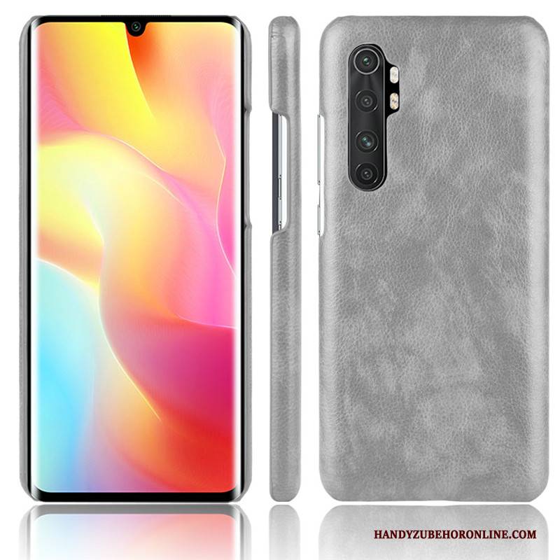 Hülle Xiaomi Mi Note 10 Lite Leder Jugend Blau, Case Xiaomi Mi Note 10 Lite Schutz Handyhüllen Litchi