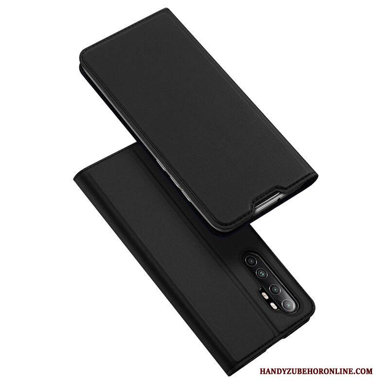 Hülle Xiaomi Mi Note 10 Lite Lederhülle Handyhüllen Mini, Case Xiaomi Mi Note 10 Lite Rosa Business