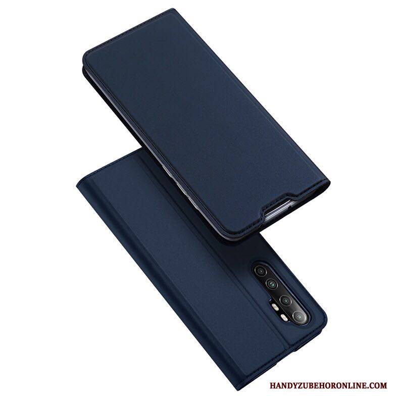 Hülle Xiaomi Mi Note 10 Lite Lederhülle Handyhüllen Mini, Case Xiaomi Mi Note 10 Lite Rosa Business