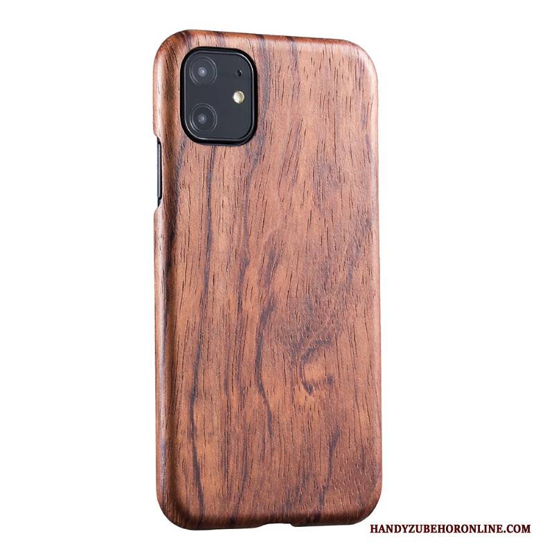 Hülle iPhone 11 Aus Holz Bambus Neu, Case iPhone 11 Schutz Schwarz Handyhüllen