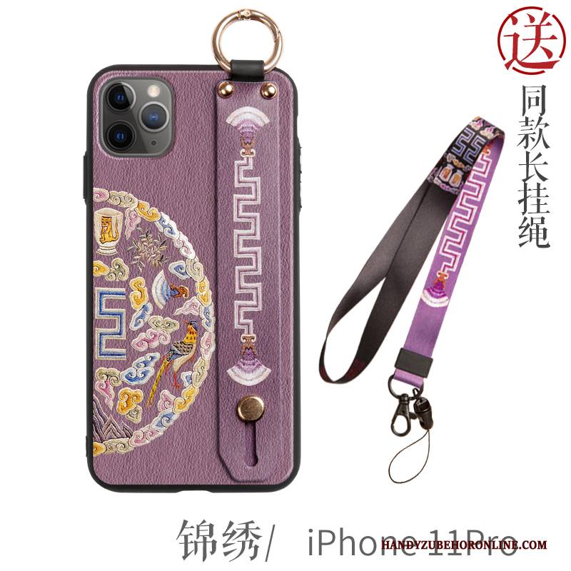 Hülle iPhone 11 Pro Halterung Schwer Handyhüllen, Case iPhone 11 Pro Kreativ Chinesische Art Schlank