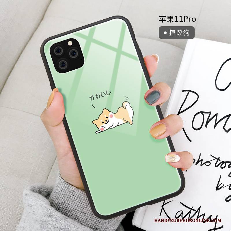 Hülle iPhone 11 Pro Karikatur Spiegel Anti-sturz, Case iPhone 11 Pro Silikon Trendmarke Neu