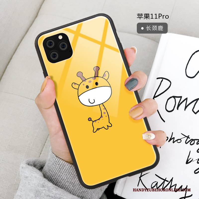 Hülle iPhone 11 Pro Karikatur Spiegel Anti-sturz, Case iPhone 11 Pro Silikon Trendmarke Neu