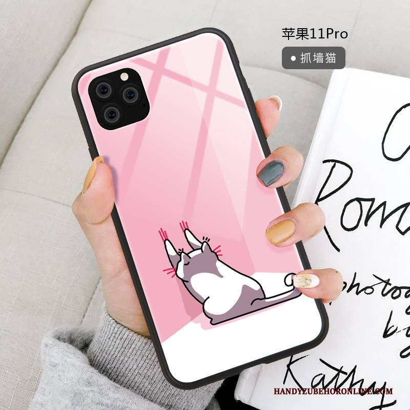 Hülle iPhone 11 Pro Karikatur Spiegel Anti-sturz, Case iPhone 11 Pro Silikon Trendmarke Neu