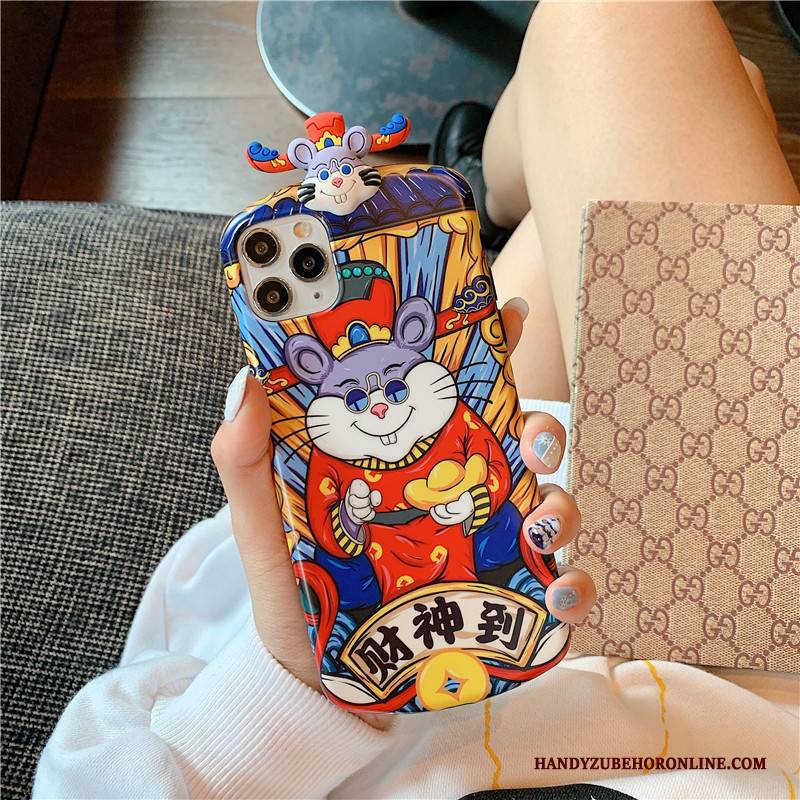 Hülle iPhone 11 Pro Kreativ Katzen Chinesische Art, Case iPhone 11 Pro Neu Persönlichkeit