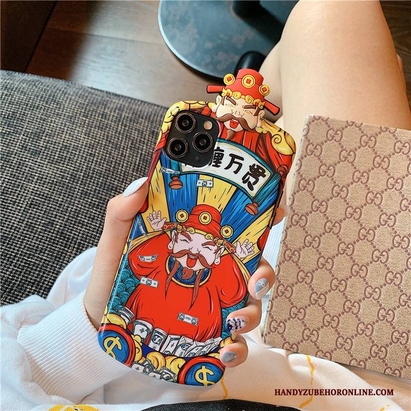 Hülle iPhone 11 Pro Kreativ Katzen Chinesische Art, Case iPhone 11 Pro Neu Persönlichkeit