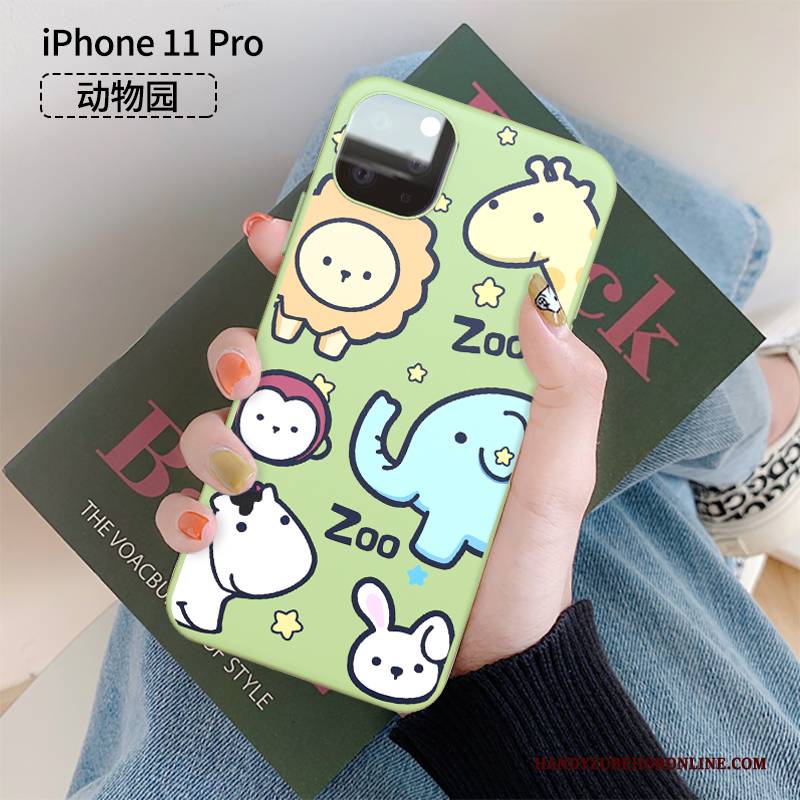 Hülle iPhone 11 Pro Kreativ Persönlichkeit Anti-sturz, Case iPhone 11 Pro Karikatur Nette Handyhüllen