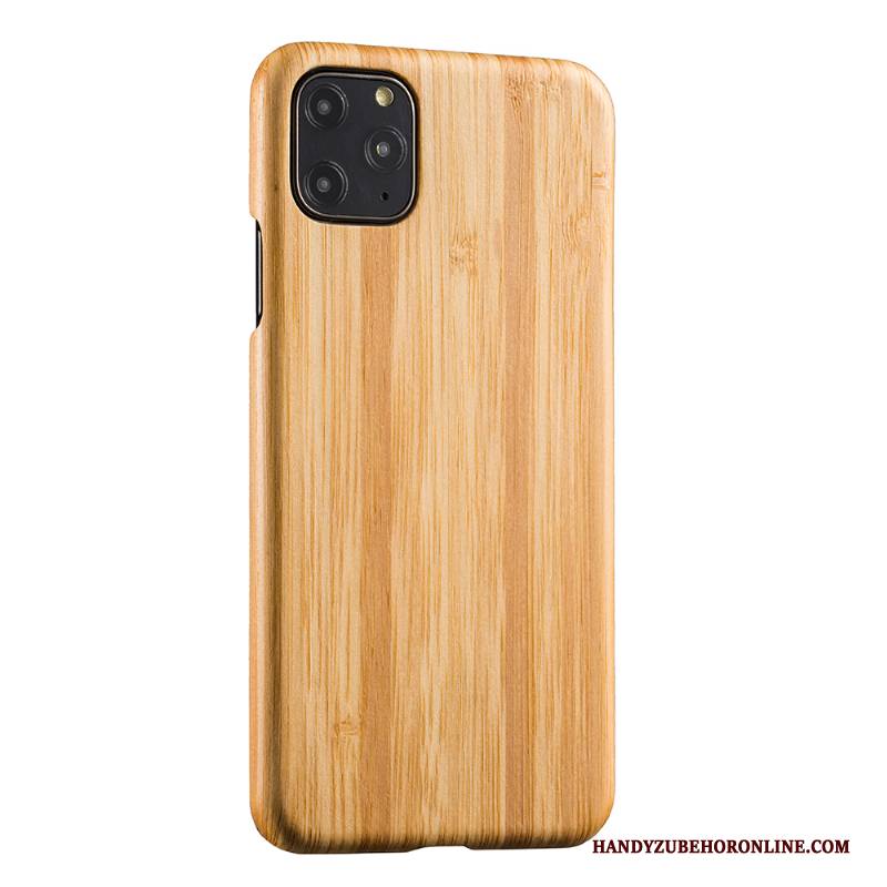 Hülle iPhone 11 Pro Max Aus Holz Neu Handyhüllen, Case iPhone 11 Pro Max Schutz Bambus Schlank