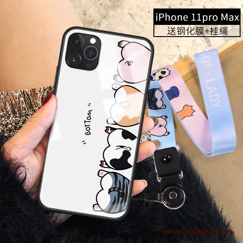 Hülle iPhone 11 Pro Max Karikatur Handyhüllen Anti-sturz, Case iPhone 11 Pro Max Kreativ Nette Liebhaber