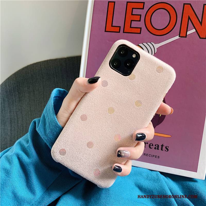 Hülle iPhone 11 Pro Max Kreativ Neu Handyhüllen, Case iPhone 11 Pro Max Retro Gelb Flanell