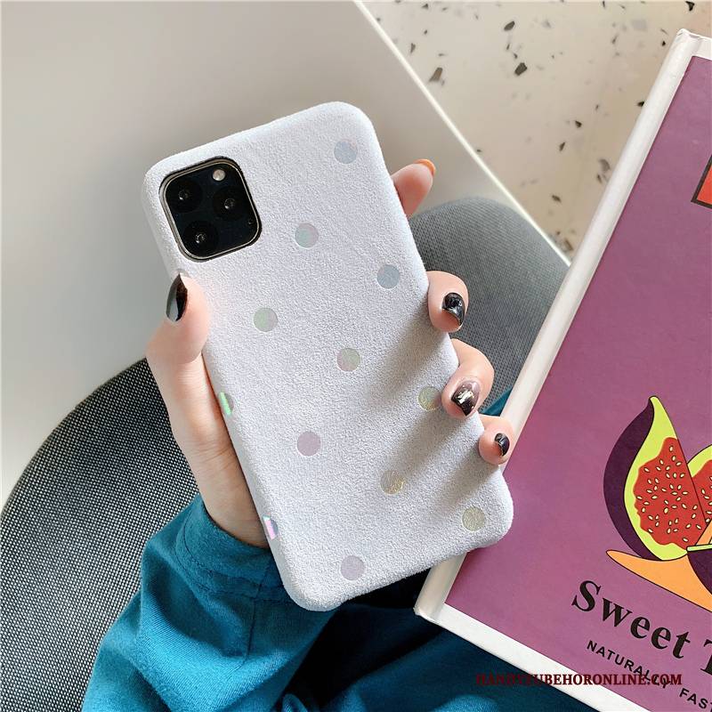 Hülle iPhone 11 Pro Max Kreativ Neu Handyhüllen, Case iPhone 11 Pro Max Retro Gelb Flanell