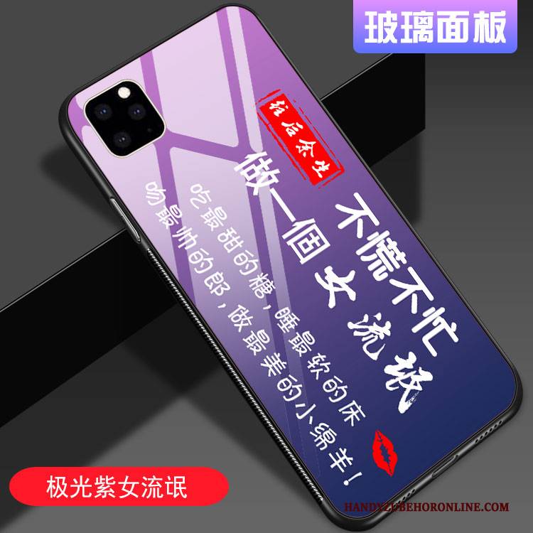 Hülle iPhone 11 Pro Max Kreativ Persönlichkeit Farbverlauf, Case iPhone 11 Pro Max Silikon Handyhüllen Einfarbig