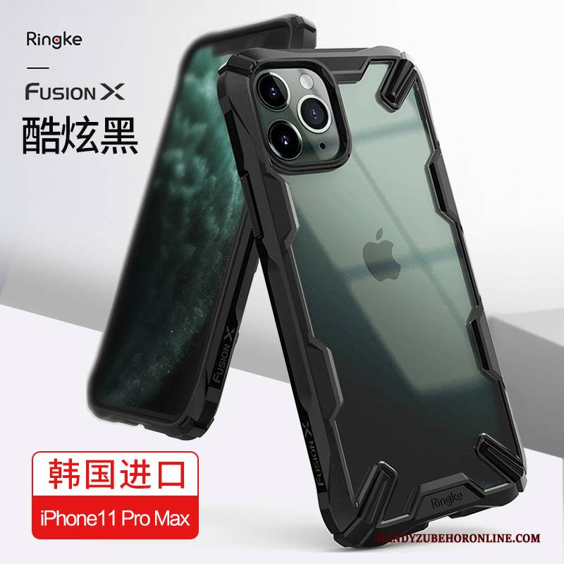 Hülle iPhone 11 Pro Max Kreativ Schwarz Handyhüllen, Case iPhone 11 Pro Max Taschen Cool Persönlichkeit