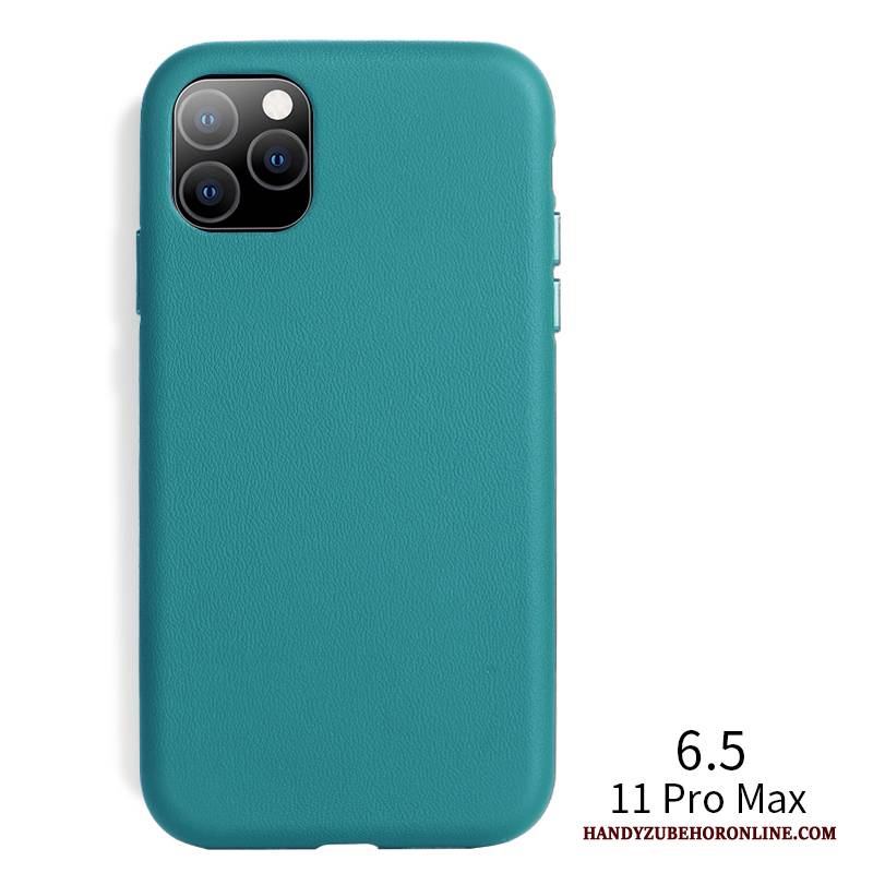 Hülle iPhone 11 Pro Max Leder Dünne Business, Case iPhone 11 Pro Max Schutz Trendmarke Neu