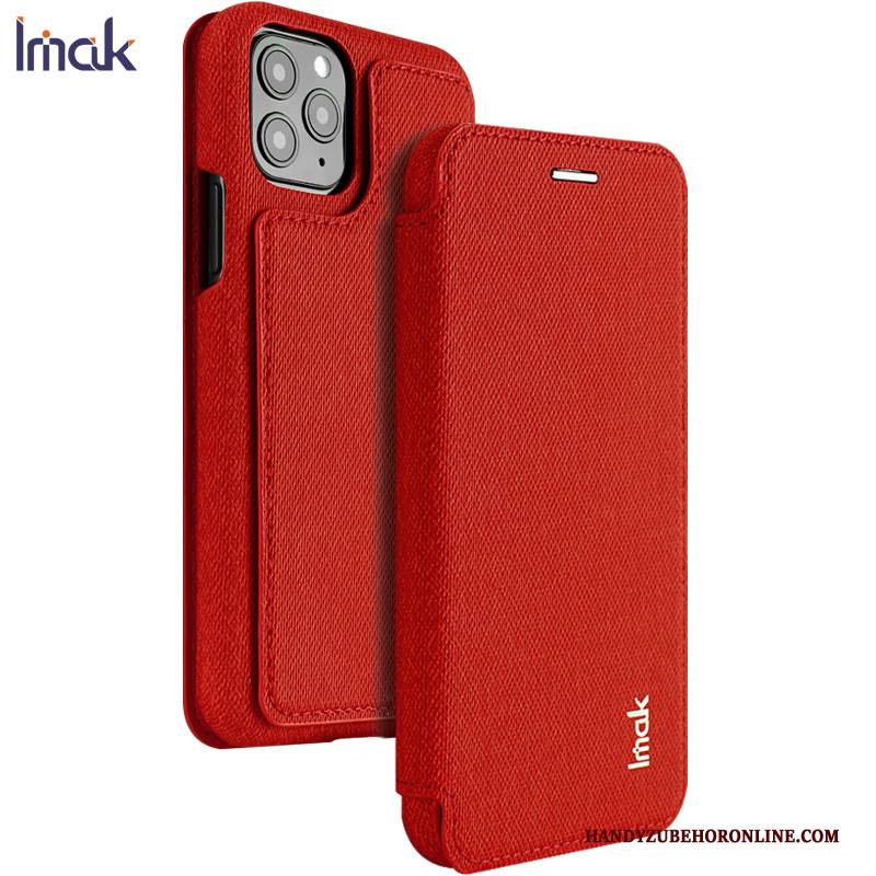 Hülle iPhone 11 Pro Max Lederhülle Magnetismus Doppelnutzen, Case iPhone 11 Pro Max Folio Handyhüllen Grün