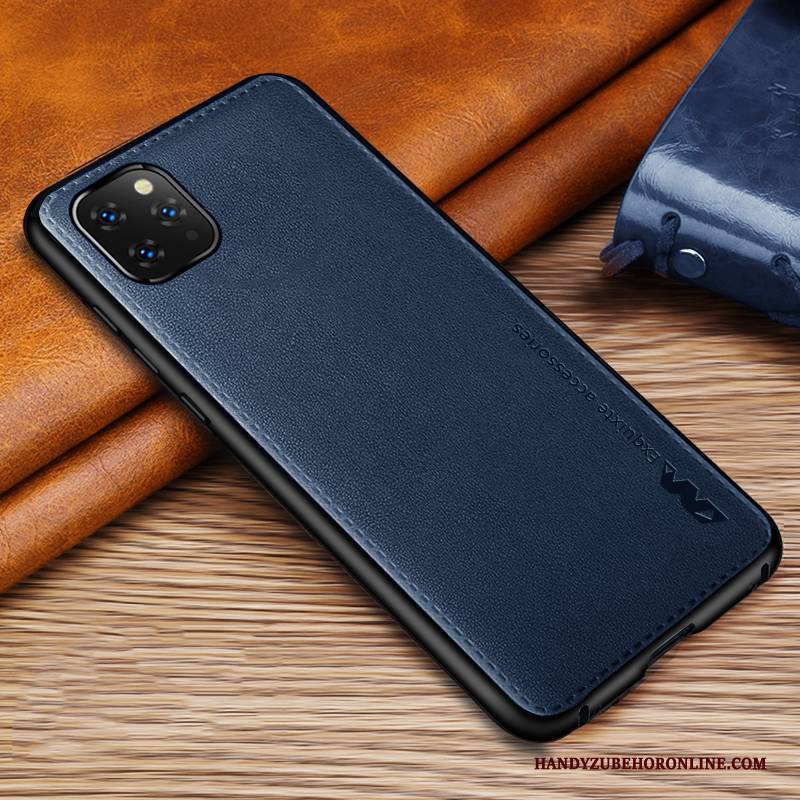 Hülle iPhone 11 Pro Max Lederhülle Qualität Unsichtbar, Case iPhone 11 Pro Max Leder Magnetismus Schlank