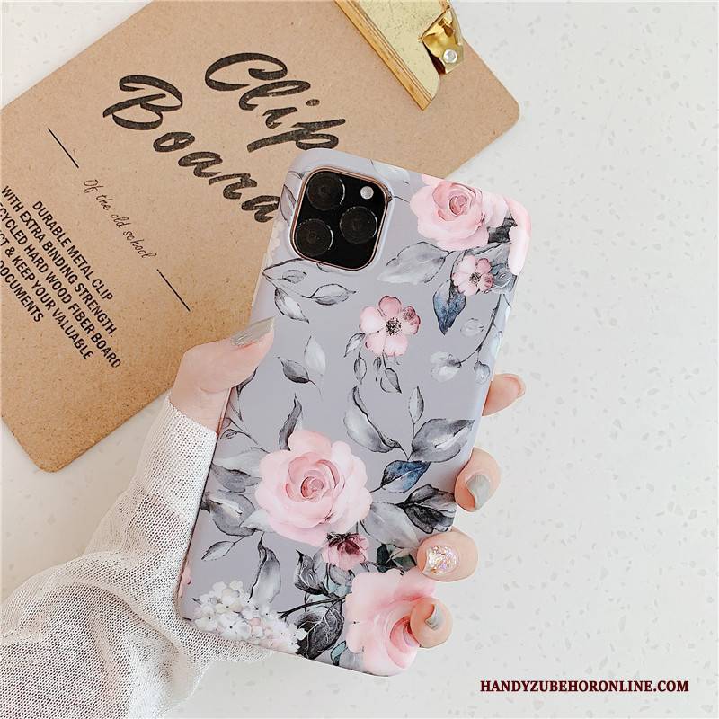 Hülle iPhone 11 Pro Max Silikon Anti-sturz Rosa, Case iPhone 11 Pro Max Taschen Kunst Schlank