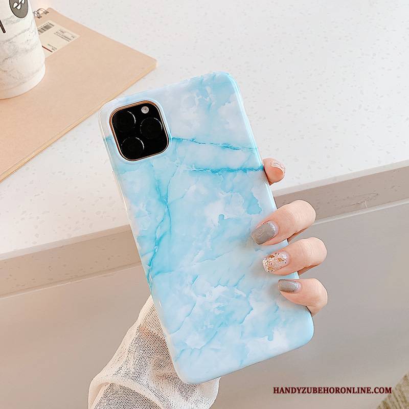 Hülle iPhone 11 Pro Max Taschen Explosionsgeschützt Persönlichkeit, Case iPhone 11 Pro Max Silikon Blau Nette