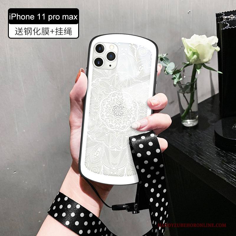 Hülle iPhone 11 Pro Max Taschen Weiß Neu, Case iPhone 11 Pro Max Kreativ Bogen Trend